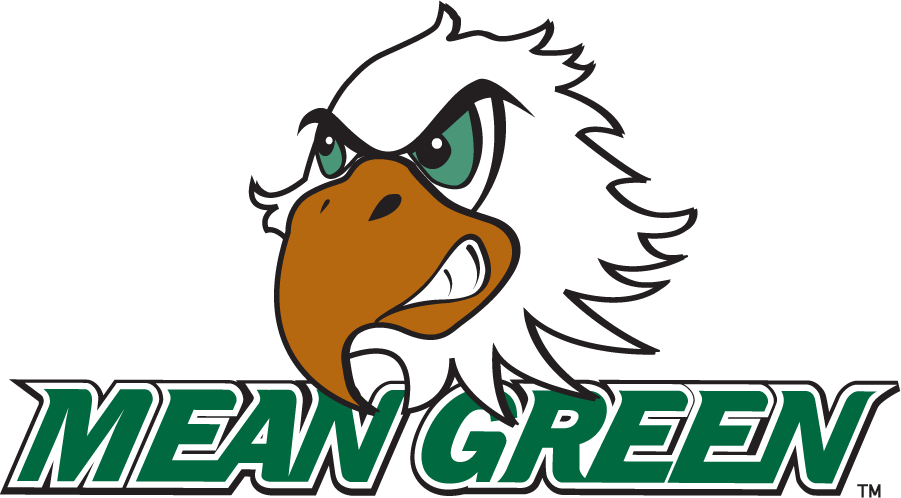 North Texas Mean Green 2003-2005 Mascot Logo v4 iron on transfers for T-shirts